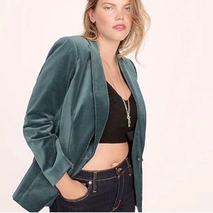 J.Crew Velvet Blazer